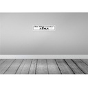 [LA-120908-H] Holzschild 10x46 cm bitte Schuhe ausziehen Warnschild Hinweisschild Bild 2