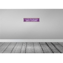 [LA-120928] Blechschild 10x46 cm es heißt Freundschaft weil man Spruch Zitat Bild 2