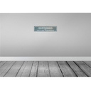 [LA-120956] Blechschild 10x46 cm aufgeben nachgebe alles geben Spruch Zitat Bild 2