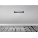 [LA-120961] Blechschild 10x46 cm Zweifle nicht an dir selbst Spruch Zitat Bild 2