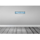 [LA-120981] Blechschild 10x46 cm Camping hier sind wir zuhause Spruch Zitat Bild 2