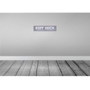 [LA-121012] Blechschild 10x46 cm Kopf hoch sonst fällt Krönchen Spruch Zitat Bild 2