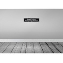 [LA-121017] Blechschild 10x46 cm bin nicht alt länger jung Spruch Zitat Bild 2