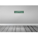 [LA-121094-H] Holzschild 10x46 cm sprich leise Nachbarn neugerig Spruch Zitat Bild 2
