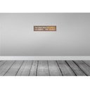 [LA-121119-H] Holzschild 10x46 cm Leben ohne Hund ist sinnlos Spruch Zitat Bild 2