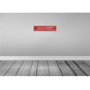 [LA-121132] Blechschild 10x46 cm verwirre sie mit Schwachsinn Dekoration Spruch Zitat Bild 2