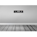 [LA-121135] Blechschild 10x46 cm Bier formte diesen Körper Essen Trinken Bild 2
