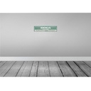 [LA-121179] Blechschild 10x46 cm Dogs welcome People tolerated Tier Haustier Bild 2