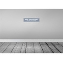 [LA-121289-H] Holzschild 10x46 cm Mode verschwindet Stil bleibt Dekoration Bild 2