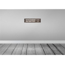 [LA-121297] Blechschild 10x46 cm bitte Schuhe abtreten Warnschild Hinweisschild Sicherheit Vorsicht Bild 2