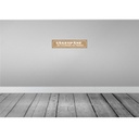 [LA-121302] Blechschild 10x46 cm Sägespäne Feenstaub des Mannes Dekoration Spruch Zitat Bild 2