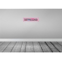 [LA-121321] Blechschild 10x46 cm Muttersprache weil Vater nie Dekoration Spruch Zitat Bild 2