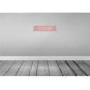 [LA-121324] Blechschild 10x46 cm Realität Wirklichkeit anders Dekoration Spruch Zitat Bild 2