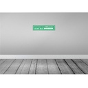 [LA-121333] Blechschild 10x46 cm dein leben muss Die gefallen Dekoration Spruch Zitat Bild 2