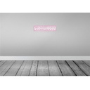 [LA-121336] Blechschild 10x46 cm wir müssen reden körperlich Dekoration Spruch Zitat Bild 2