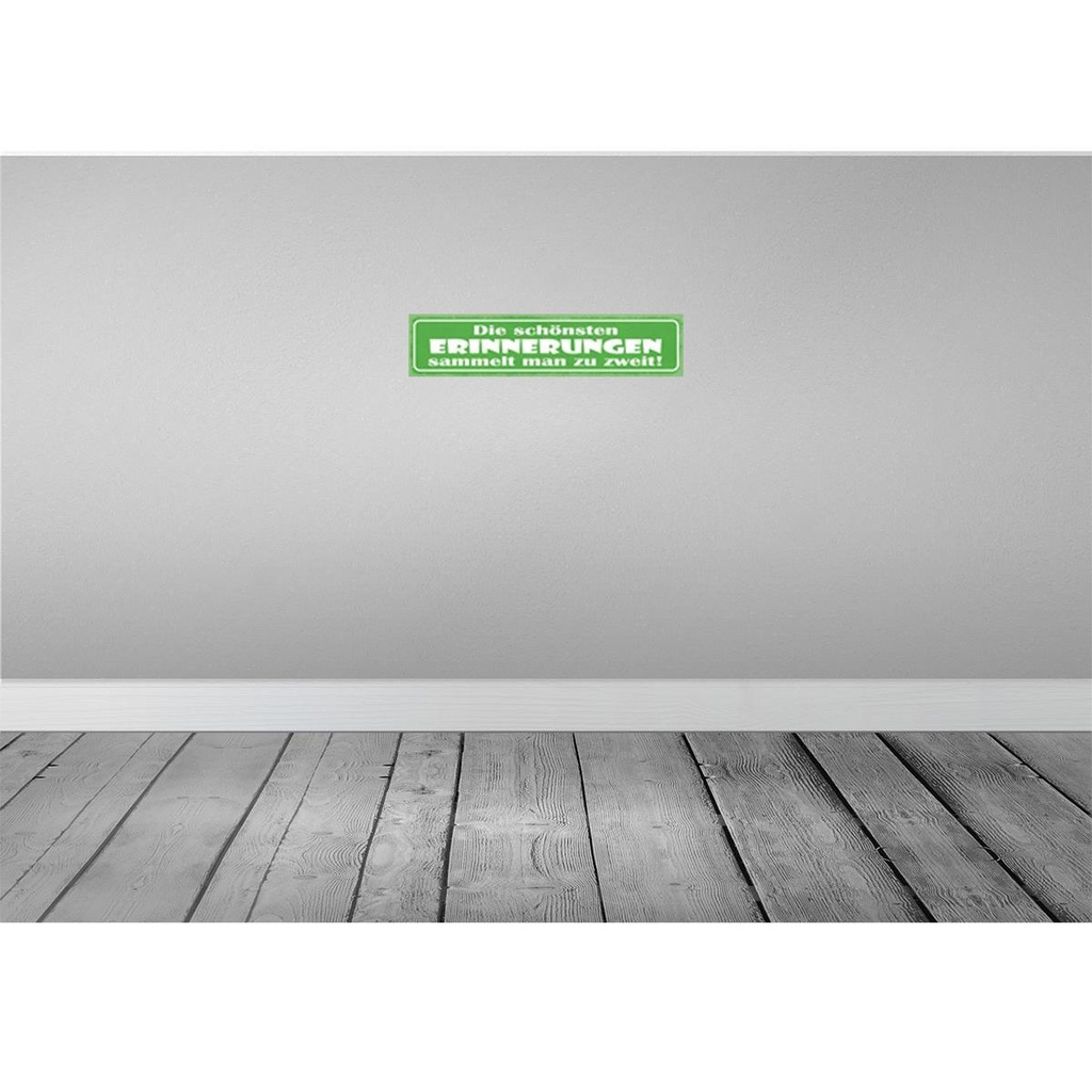 [LA-121363-H] Holzschild 10x46 cm Erinnerungen sammeln zu zweit Dekoration Bild 2
