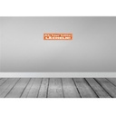 [LA-121379] Blechschild 10x46 cm Ab hier bitte lächeln Dekoration Spruch Zitat Bild 2