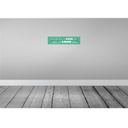 [LA-121389-H] Holzschild 10x46 cm ich bin faul aber liege dazu Spruch Zitat Bild 2