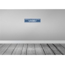[LA-121392] Blechschild 10x46 cm Wünsche Hausverbot im Kopfkino Dekoration Spruch Zitat Bild 2