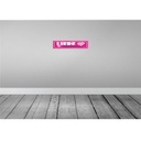 [LA-121409-H] Holzschild 10x46 cm Liebe ist wie Zwiebeln schneiden Spruch Zitat Bild 2