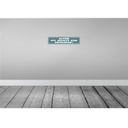 [LA-121415-H] Holzschild 10x46 cm Alter ist nichts für Feiglinge Bild 2