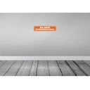 [LA-121447] Blechschild 10x46 cm Du bist wundervoll Dekoration Spruch Zitat Bild 2