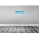 [LA-121457-H] Holzschild 10x46 cm Faulheit ist nicht strafbar Dekoration Bild 2