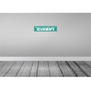 [LA-121478] Blechschild 10x46 cm hier kocht der Chef Beruf Arbeit Bild 2