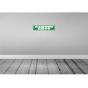 [LA-121490] Blechschild 10x46 cm Garten Gott Witz Humor Lustig Spaß Dekoration Bild 2