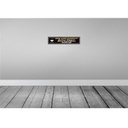 [LA-121499] Blechschild 10x46 cm hier wird gegrillt Bier bringen Spruch Zitat Bild 2