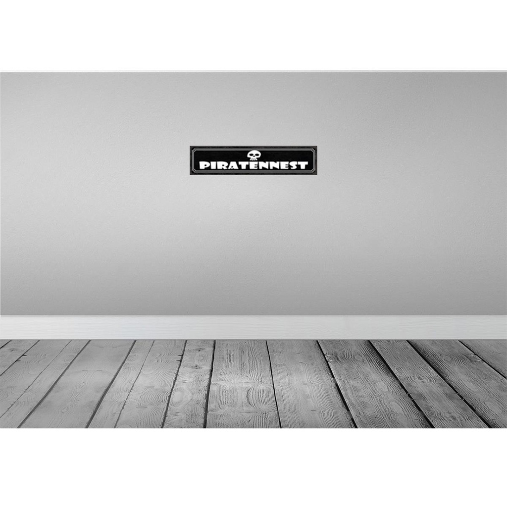 [LA-121520] Blechschild 10x46 cm Piratennest Dekoration Bild 2