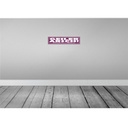 [LA-121527] Blechschild 10x46 cm Geiler Arsch Schade um`s Gesicht Spruch Zitat Bild 2