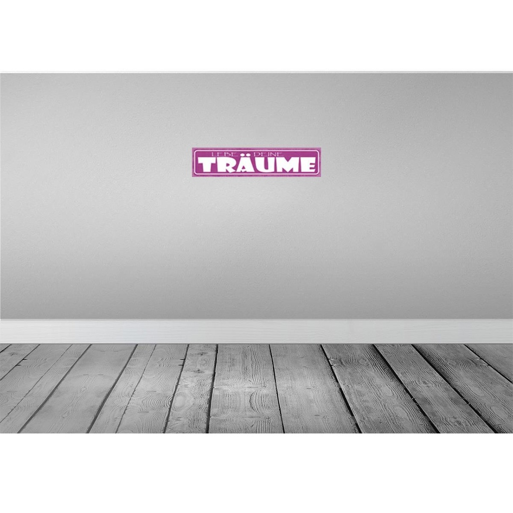 [LA-121548] Blechschild 10x46 cm liebe deine Träume Dekoration Bild 2