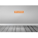 [LA-121561] Blechschild 10x46 cm Winter ist die Zeit in der es zu Spruch Zitat Bild 2