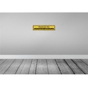 [LA-121565] Blechschild 10x46 cm Zentrum für Chaosforschung Dekoration Spruch Zitat Bild 2