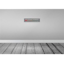 [LA-129381] Blechschild 10x46 cm Gehaltsvolumen aufgebraucht Spruch Zitat Bild 2