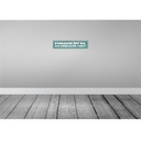 [LA-129402-H] Holzschild 10x46 cm Zuhause ist da, wo mein Hund tobt! Bild 2