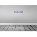 [LA-129407] Blechschild 10x46 cm Vorsicht vorHund, Katze nicht trauen Spruch Zitat Bild 2
