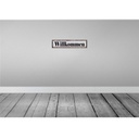 [LA-129504-H] Holzschild 10x46 cm Willkommen Bild 2