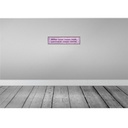 [LA-129522] Blechschild 10x46 cm Alles was man hat vermisst nicht Spruch Zitat Bild 2
