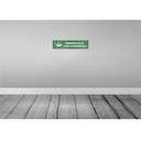 [LA-129571] Blechschild 10x46 cm Drogen nur vom Fachmann Spruch Zitat Bild 2