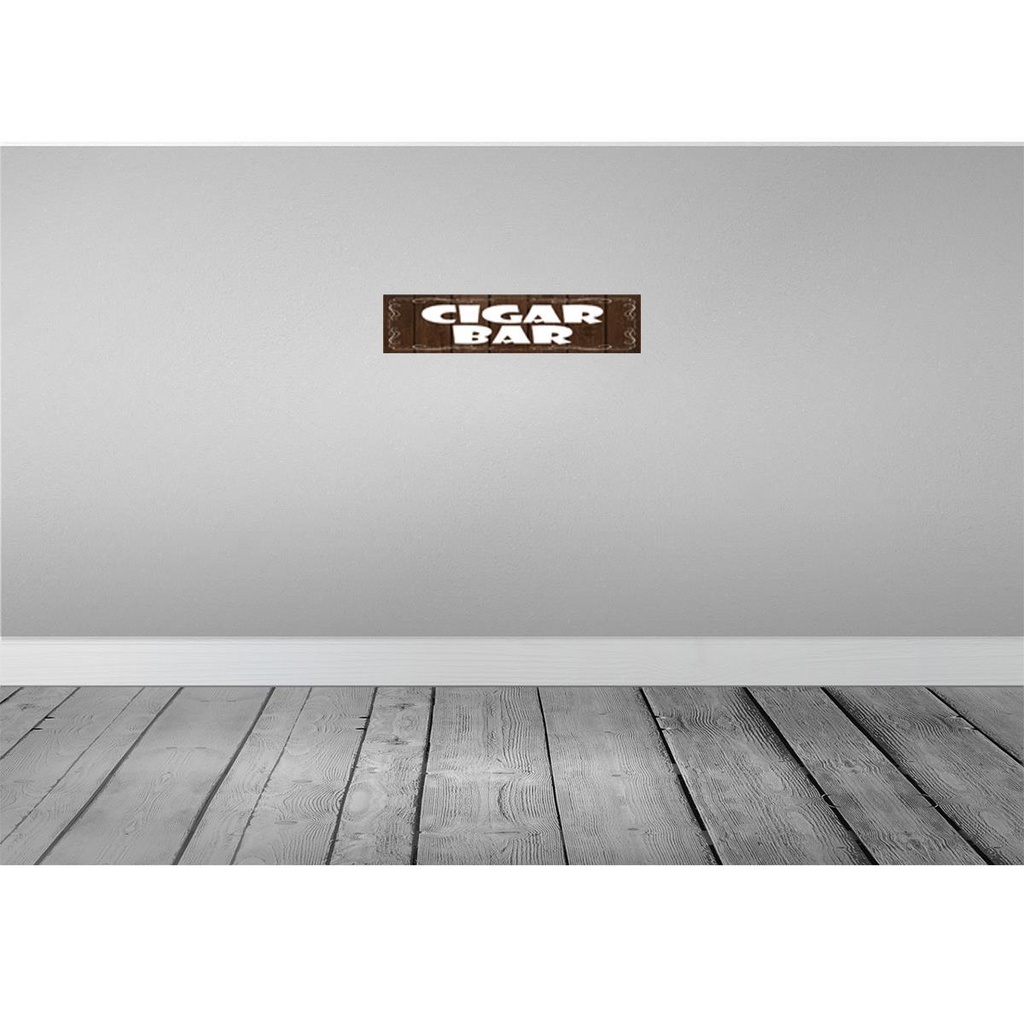 [LA-129640] Blechschild 10x46 cm Cigar Bar Zigarrenbar Bild 2