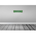 [LA-129661] Blechschild 10x46 cm Kannst aufgeben warum beginnen Spruch Zitat Bild 2