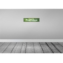 [LA-129700] Blechschild 10x46 cm Darf Hopfnung niemals verlieren Spruch Zitat Bild 2