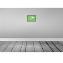[LA-129715] Blechschild 20x30 cm froh mein Vogel nicht sprechen Spruch Zitat Bild 2