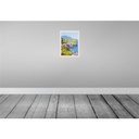 [LA-129732-H] Holzschild 30x20 cm Amalfi Italy Meerblick Bildmotiv Reisemotiv Abenteuer Reisen Bild 2