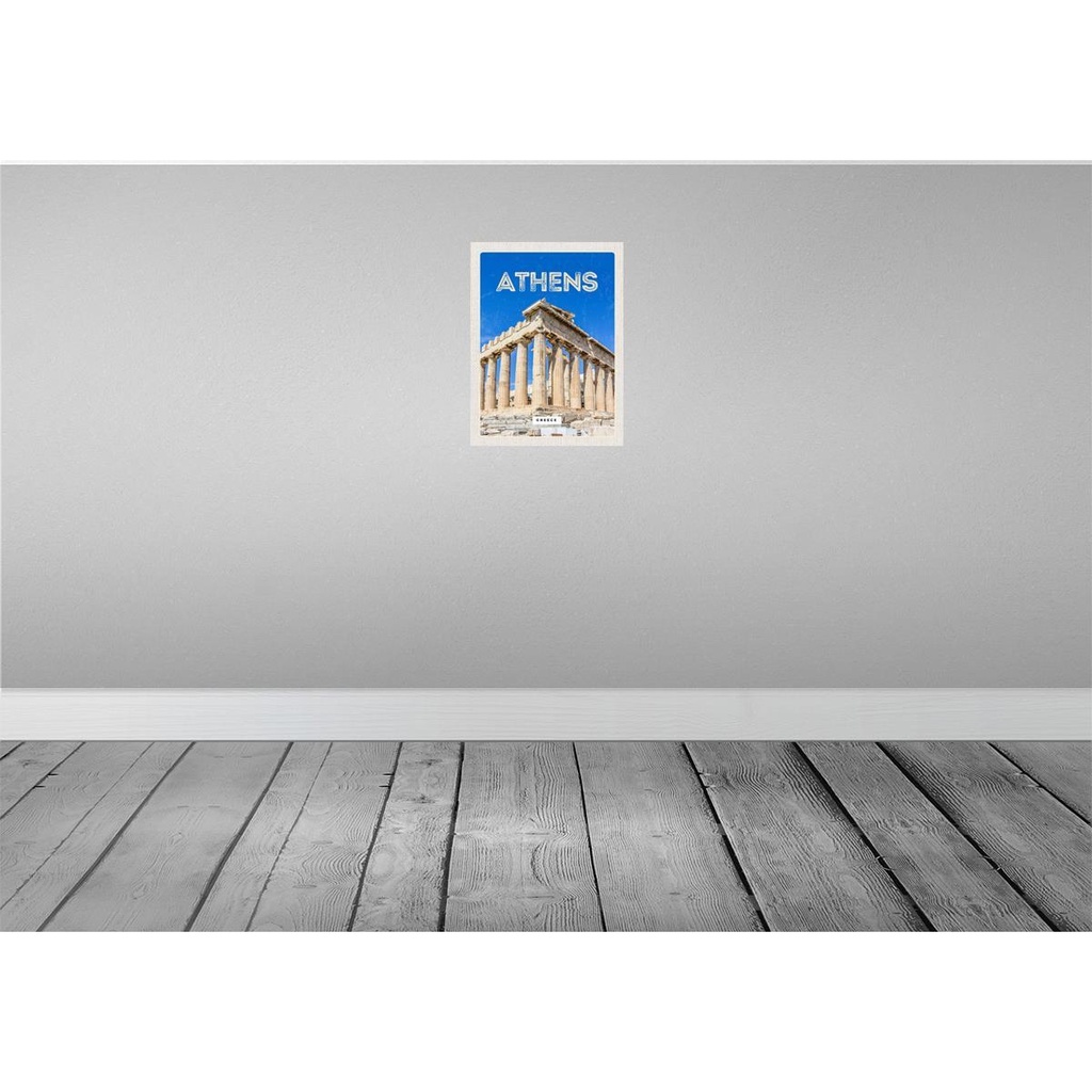[LA-129746] Blechschild 30x20 cm Athen Greece Akropolis Bildmotiv Reisemotiv Abenteuer Reisen Urlaub Bild 2
