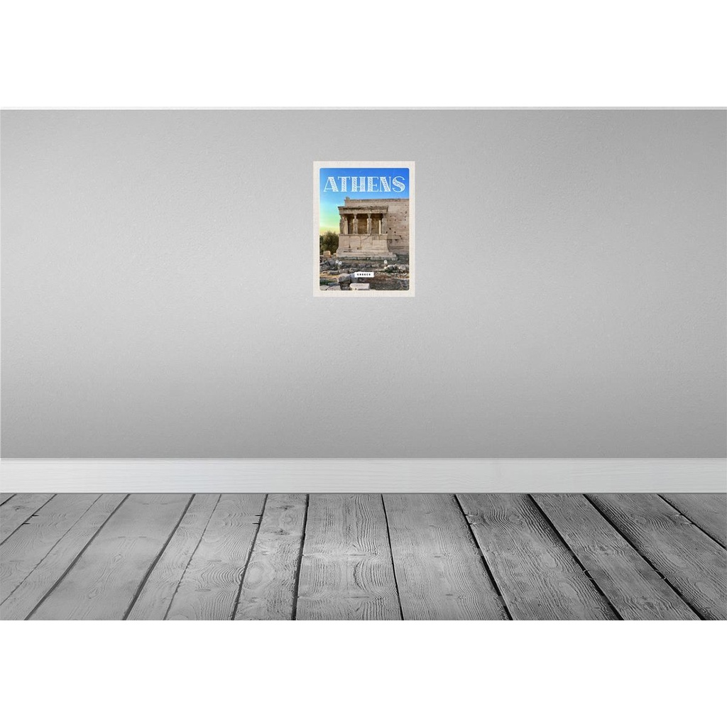 [LA-129747] Blechschild 30x20 cm Athens Greece Akropolis Bildmotiv Reisemotiv Abenteuer Reisen Urlaub Bild 2