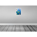 [LA-129758] Blechschild 30x20 cm Retro Capri Italy Meer Bergen Bildmotiv Reisemotiv Abenteuer Reisen Urlaub Bild 2
