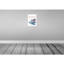 [LA-129766] Blechschild 30x20 cm Kunst Copenhagen Denmark Boot Bildmotiv Reisemotiv Abenteuer Reisen Urlaub Bild 2